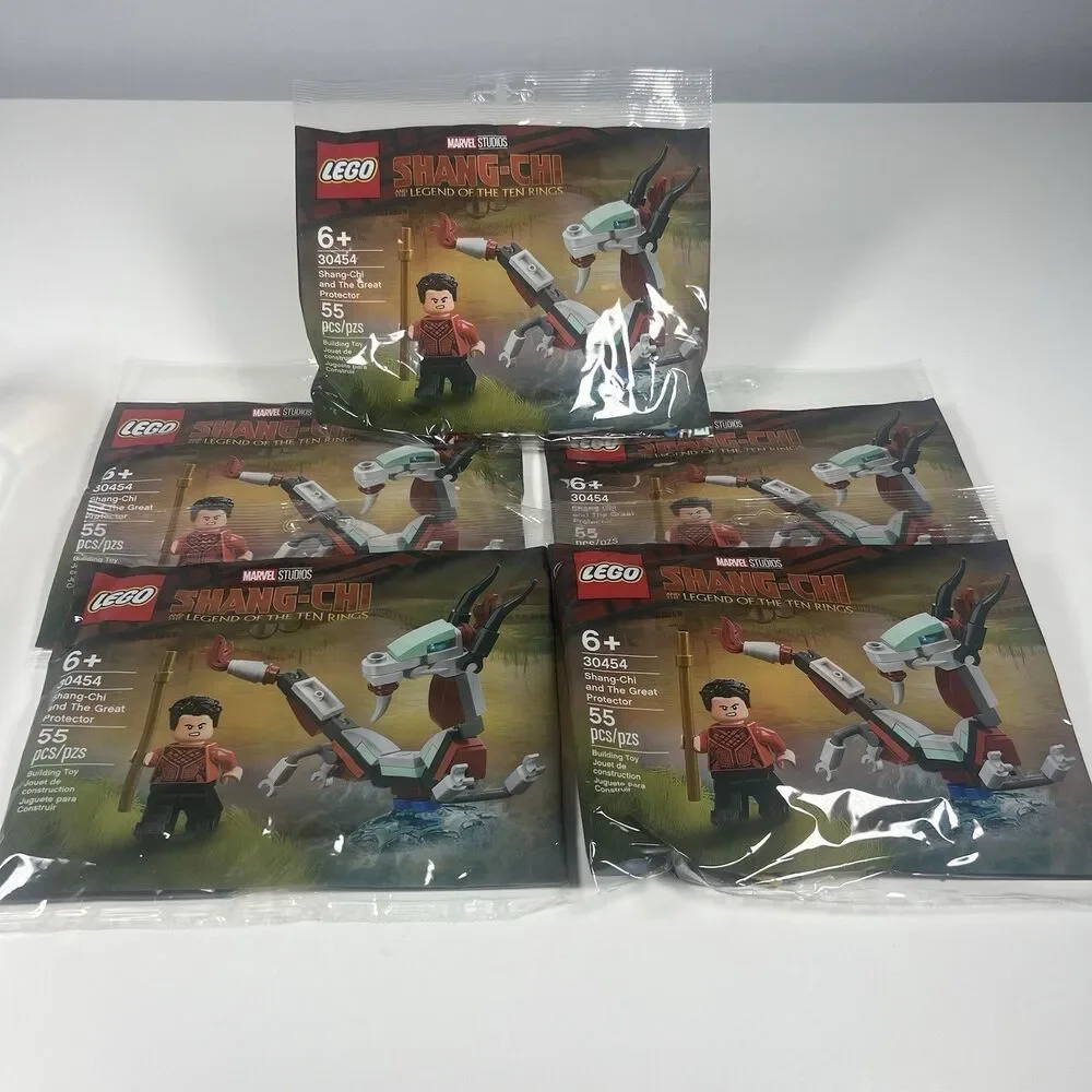 LEGO 30454 Marvel Super Heroes Shang-Chi and The Great Protector LOT Of 5 Bags